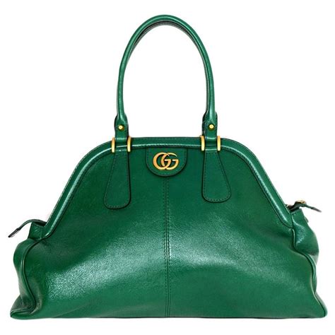 gucci handbags in green leather